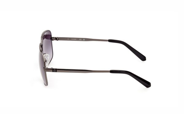 Guess Sunglasses GU00070 08B Lens Size 61 Frame Shape Square Lens Color Gray for Men