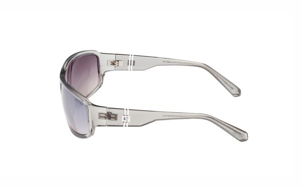 Guess Sunglasses GU00080 20C Lens Size 62 Frame Shape Rectangle Lens Color Gray for Men