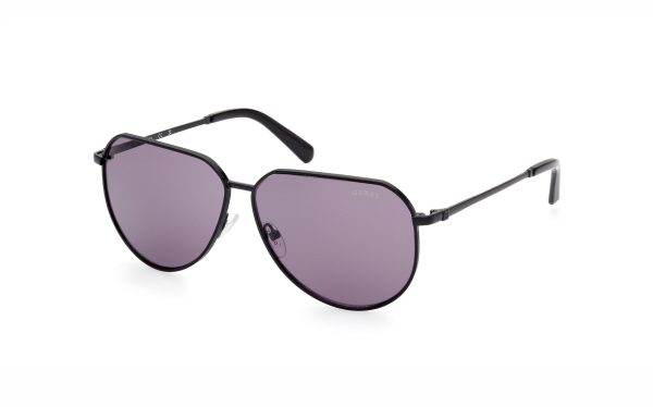 Guess Sunglasses GU00089 01Y Lens Size 62 Frame Shape Aviator Lens Color Purple for Men