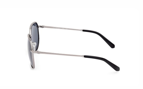 Guess Sunglasses GU00089 08D Lens Size 62 Frame Shape Aviator Lens Color Gray Polarized for Men