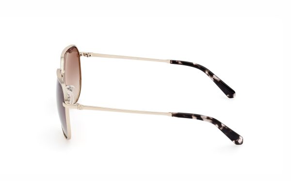 Guess Sunglasses GU00089 32G Lens Size 62 Frame Shape Aviator Lens Color Brown for Men
