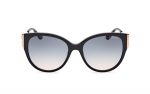 Guess by Marciano Sunglasses GM0834 01W Lens Size 56 Frame Shape Round Lens Color Blue for Women