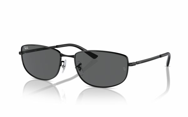 Ray-Ban Sunglasses RB 3732 002/B1 Lens Size 56 and 59 Frame Shape Square Lens Color Gray for Unisex