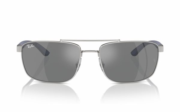 Ray-Ban Sunglasses RB 3737 003/6G Lens Size 60 Frame Shape Rectangle Lens Color Gray for Unisex