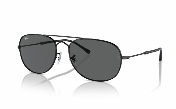 Ray-Ban BAIN BRIDGE Sunglasses RB 3735 002/B1 Lens Size 57 and 60 Frame Shape Aviator Lens Color Gray for Unisex