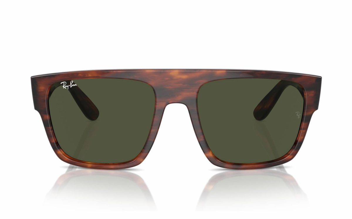 نظارة شمسية راي بان دريفتر RB 0360S 954/31 حجم العدسة 57 شكل الاطار مربع لون العدسة أخضر للجنسين