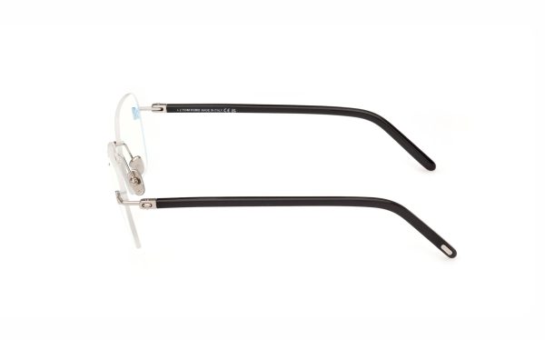 Tom Ford Eyeglasses FT5934-B01654 lens size 54 frame shape rectangle frame color silver for men