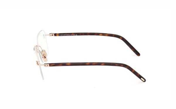 نظارة طبية توم فورد FT5934-B02854 حجم العدسة 54 شكل الاطار مستطيل لون الاطار ذهبي رجالي