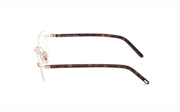 Tom Ford Eyeglasses FT5934-B02854 lens size 54 frame shape rectangle frame color gold for men
