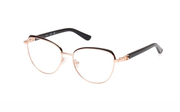 Guess Eyeglasses GU2982 005 Lens Size 53 Frame Shape Cat Eye for Women