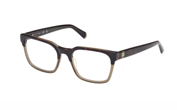 Guess Eyeglasses GU50094 056 Lens Size 53 Frame Shape Rectangle for Men