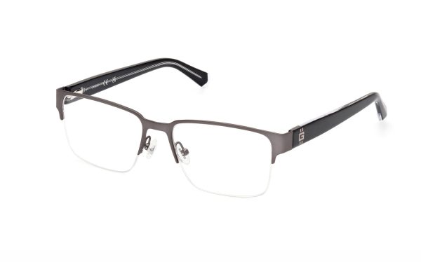 Guess eyeglasses GU50095 009 lens size 55 frame shape rectangle for men