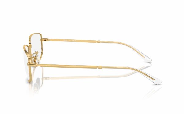Ray-Ban Eyeglasses RX 3732V 2500, Lens Size 54 and 56, Frame Shape Square, Frame Color Gold, Unisex.