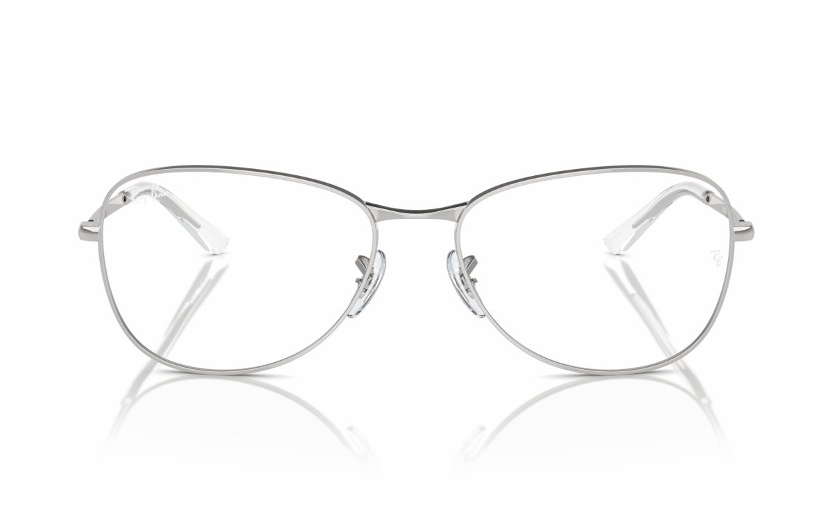 نظارة طبية راي بان RX 3733V 2501 حجم العدسة 54 و 56 شكل الاطار افياتور لون الاطار فضي للجنسين