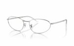 Ray-Ban Eyeglasses RX 3734V 2501 Lens Size 56 Frame Shape Oval Frame Color Silver Unisex