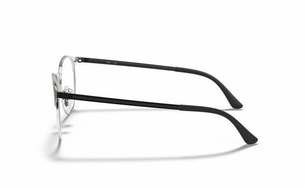 Ray-Ban Eyeglasses RX 6375 2861 Lens Size 51 and 53 Frame Shape Round Frame Color Black for Unisex