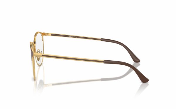 Ray-Ban Eyeglasses RX 6375 2917 Lens Size 51 and 53 Frame Shape Round Frame Color Havana for Unisex