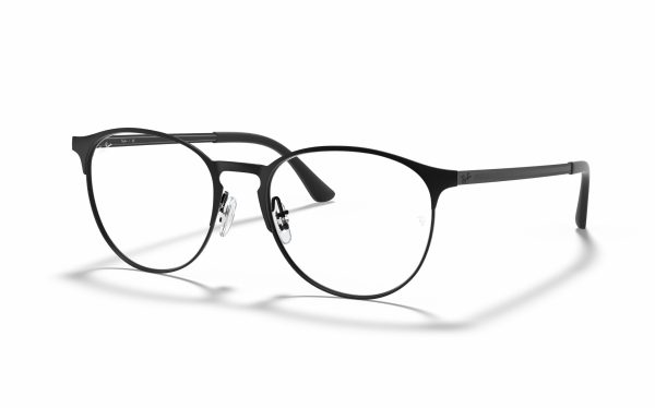 Ray-Ban Eyeglasses RX 6375 2944 Lens Size 51 and 53 Frame Shape Round Frame Color Black for Unisex