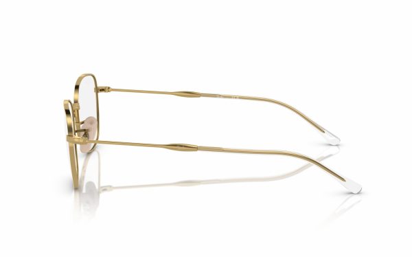 Ray-Ban Eyeglasses RX 6497 2500 Lens Size 51 and 53 Frame Shape Square Frame Color Gold for Unisex