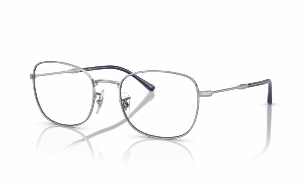 Ray-Ban Eyelasses RX 6497 2501 Lens Size 51 and 53 Frame Shape Square Frame Color Silver for Unisex