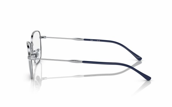 نظارة طبية راي بان RX 6497 2501 حجم العدسة 51 و 53 شكل الاطار مربع لون الاطار فضي للجنسين