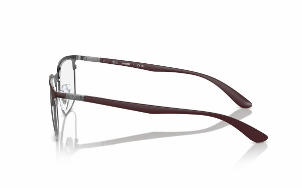 Ray-Ban Eyeglasses RX 6518 3162 Lens Size 55 and 57 Frame Shape Square Frame Color Brown for Unisex