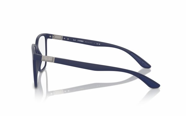 Ray-Ban Eyeglasses RX 7235 5207 Lens Size 53 Frame Shape Square Frame Color Blue For Unisex