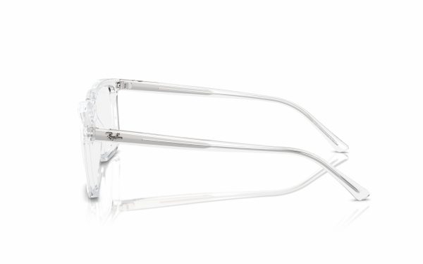 نظارة طبية راي بان ألان RX 7239 2001 حجم العدسة 52 و 54 شكل الاطار مستطيل لون الاطار شفاف للجنسين