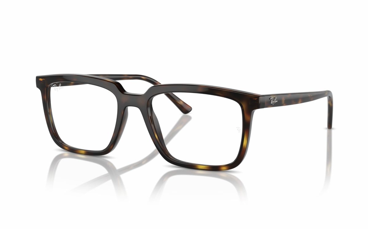 Ray-Ban Alain Eyeglasses RX 7239 2012 lens size 52 and 54, frame shape rectangular, frame color Havana, unisex