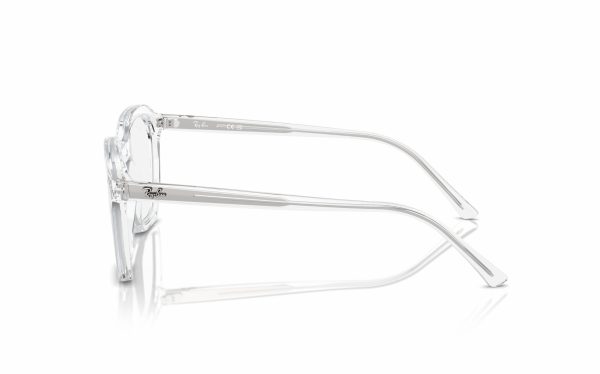 نظارة طبية راي بان أليس RX 7238 2001 حجم العدسة 50 و 52 شكل الاطار مربع لون الاطار شفاف للجنسين
