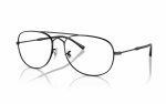 Ray-Ban Bain Bridge Eyeglasses RX 3735V 2509 Lens Size 57 Frame Shape Aviator Frame Color Black for Unisex