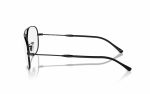 Ray-Ban Bain Bridge Eyeglasses RX 3735V 2509 Lens Size 57 Frame Shape Aviator Frame Color Black for Unisex