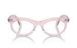 Ray-Ban Wayfarer Oval Eyeglasses RX 2242V 8292 lens size 50 frame shape oval and frame color pink purple for unisex