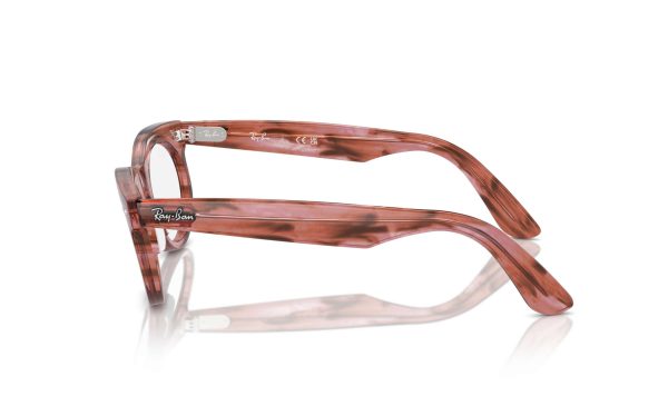 Ray-Ban Wayfarer Oval Eyeglasses RX 2242V 8363 Lens Size 50 Frame Shape Oval Frame Color Pink Unisex