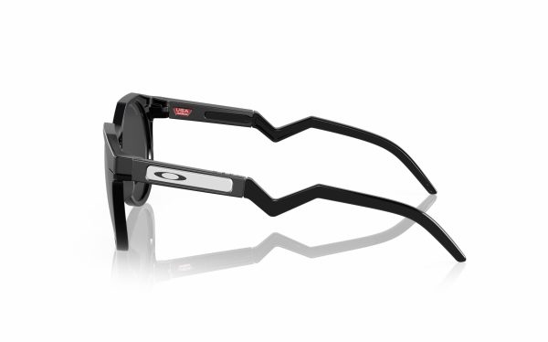OAKLEY HSTN Sunglasses OO 9242 01 Size 52 Frame Shape Round Lens Colour Black for Men