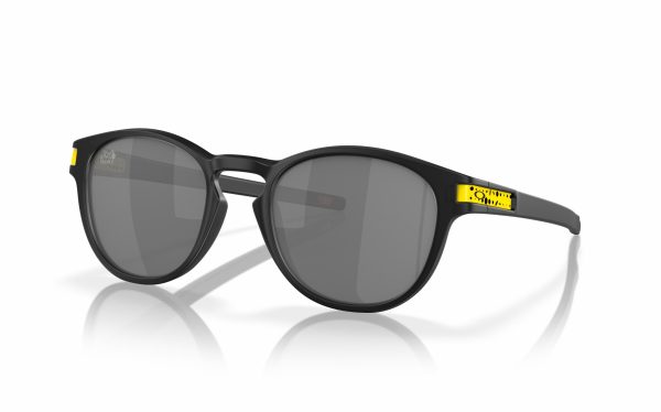 OAKLEY Latch Sunglasses OO 9265 69 Size 53 Frame Shape Round Lens Colour Black for Men
