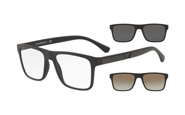 Emporio Armani sunglasses EA 4115 5853/1W lens size 52 and 54 frame shape rectangle for men