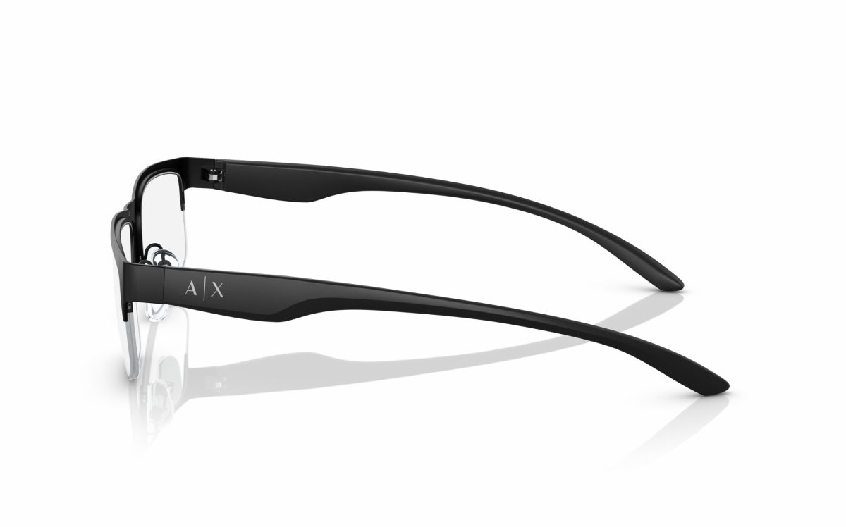 Armani Exchange Eyeglasses AX 1054 6000, lens size 55, frame shape rectangle for men