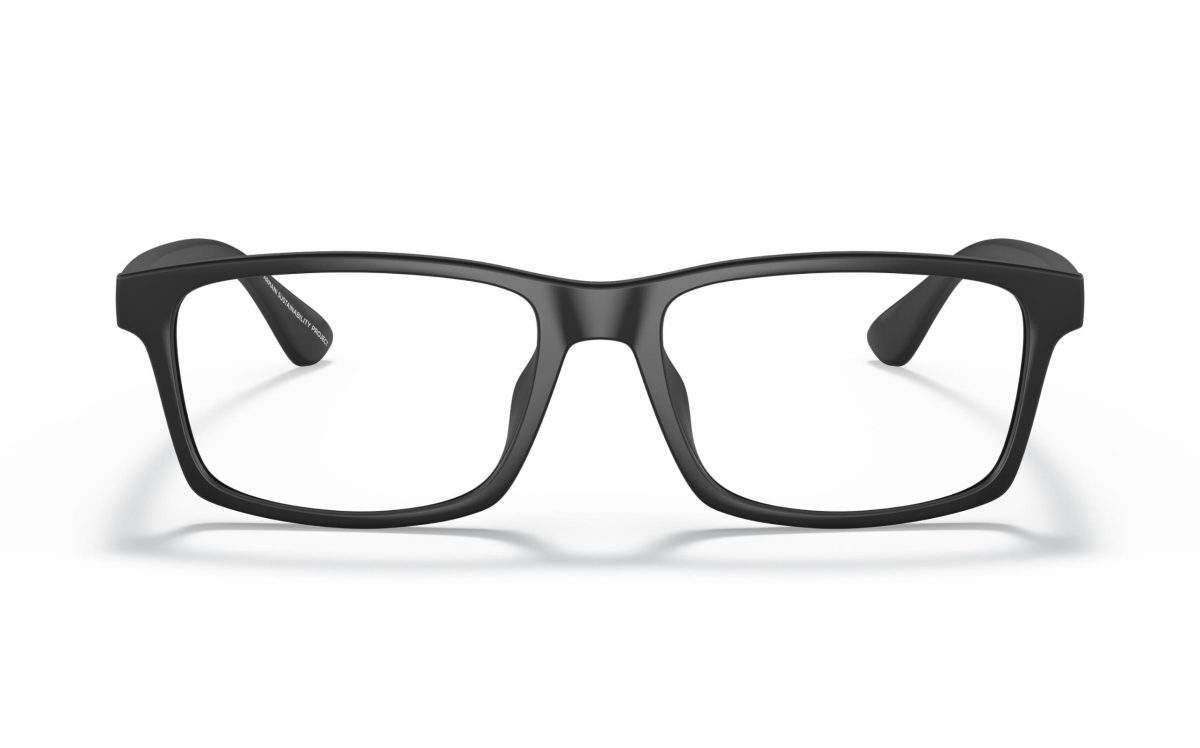 Armani Exchange Eyeglasses AX 3083U 8078, lens size 54 and 56, frame shape rectangular for men