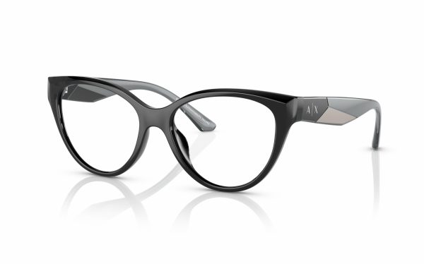 Armani Exchange Eyeglasses AX 3096U 8158 Lens Size 53 Frame Shape Cat Eye for Women