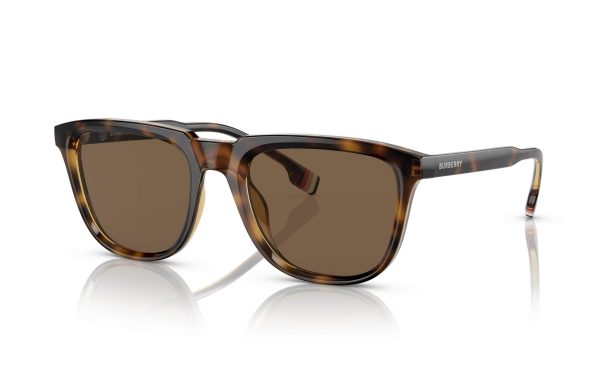 Burberry Sunglasses BE 4381-U 3002/73 Lens Size 55 Frame Shape Square Lens Color Brown for Men