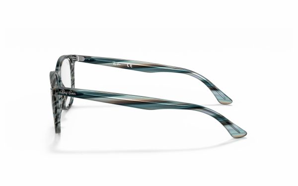 Ray-Ban Eyeglasses RX 7159 5750, Lens Size 52, Frame Shape Round, Unisex