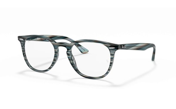 Ray-Ban Eyeglasses RX 7159 5750, Lens Size 52, Frame Shape Round, Unisex
