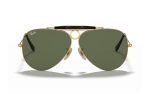 Ray-Ban Shooter Sunglasses RB 3138 181 Lens Size 62 Frame Shape Aviator Lens Color Green Unisex