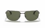 Ray-Ban Sunglasses RB 3528 029/9A Lens Size 58 Square Frame Shape Lens Color Green Polarized for Men
