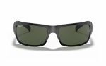 نظارة شمسية راي بان RB 4075 601/58 حجم العدسة 61 شكل الاطار مستطيل لون العدسة أخضر بولارايزد رجالي