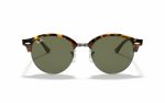 Ray-Ban Sunglasses RB 4246 1157 Lens Size 51 Frame Shape Round Lens Color Green for Unisex