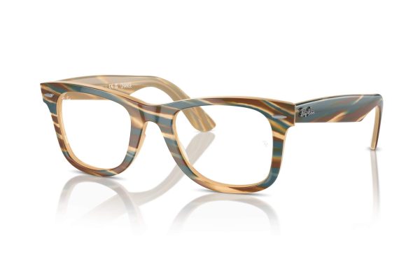 Ray-Ban Wayfarer Ease Optics Change RX 4340V 8383 Lens Size 50 Frame Shape Square Unisex