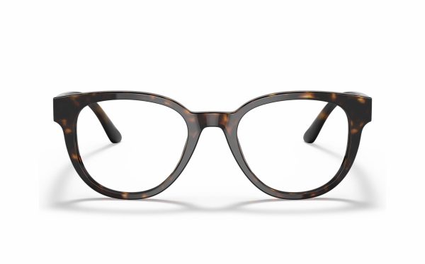 Versace Eyeglasses VE 3317 108, lens size 49, round frame shape for women