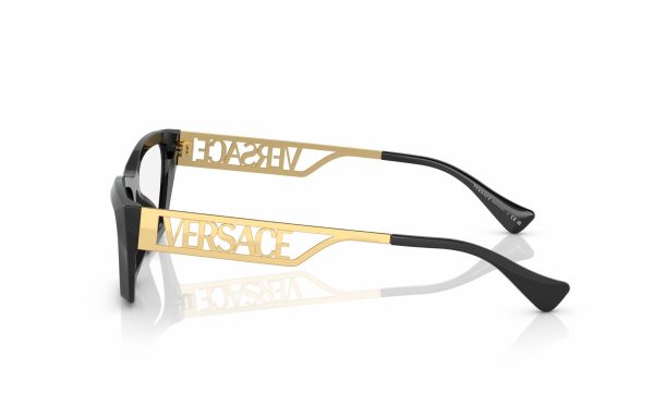 Versace Eyeglasses VE 3327-U GB1 lens size 53 frame shape butterfly for women